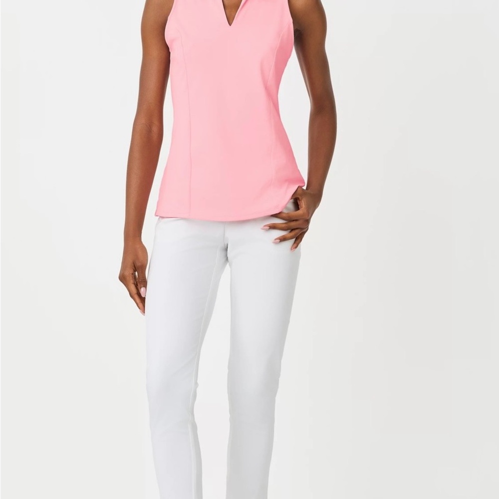 NEW Lilly Pulitzer Luxletic Corso Pant UPF 50 Resort White Size 12 MSRP $138 NWT